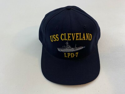 USS CLEVELAND LPD 7 The Corps US Navy Baseball Cap One Size #2