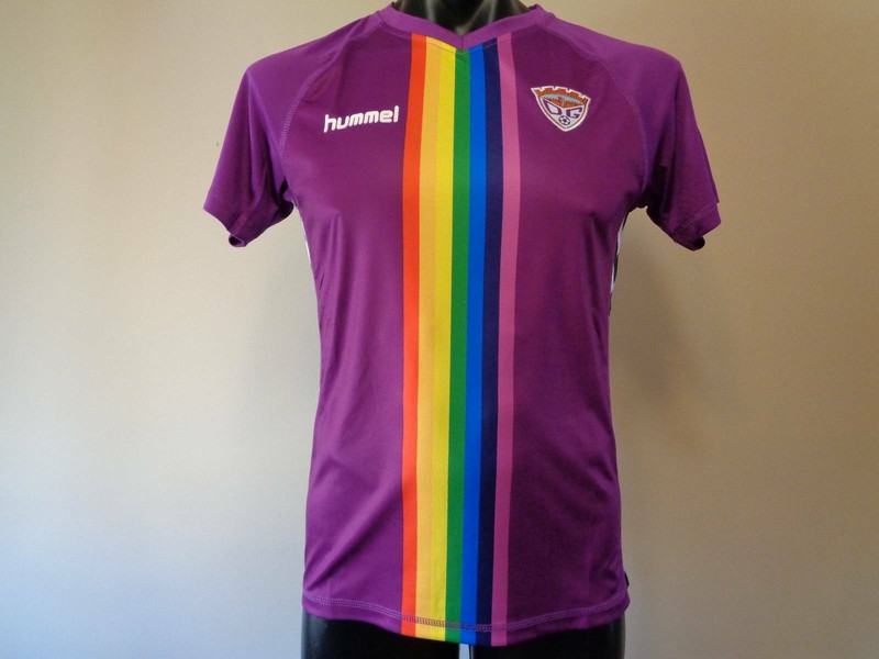 rainbow soccer jersey