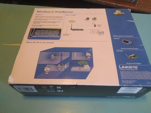 Cisco-Linksys WPSM54G Wireless-G Print Server