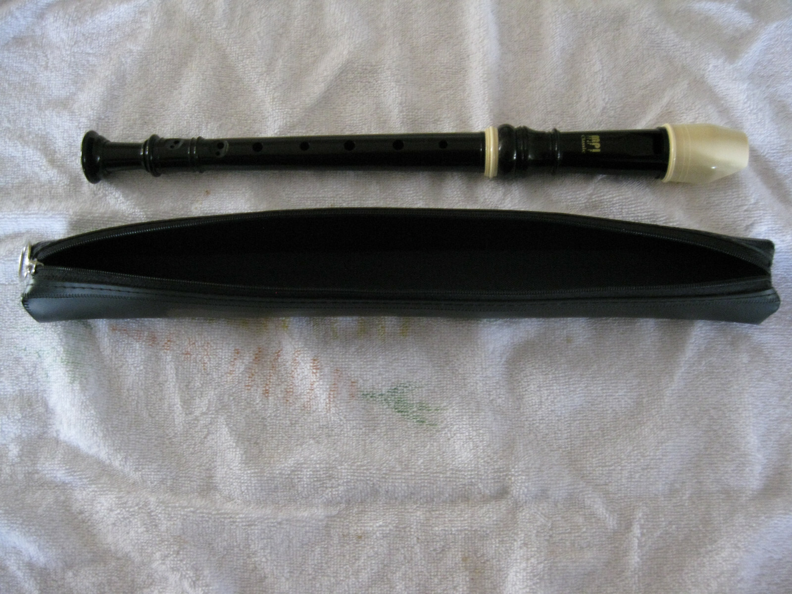 Soprano MPI Classic Baroque Fingering Recorder w/Carrying Case & Cleaning Rod