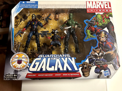 2011 HASBRO--MARVEL UNIVERSE--GUARDIANS OF THE GALAXY--4 FIGURE SET(NEW)