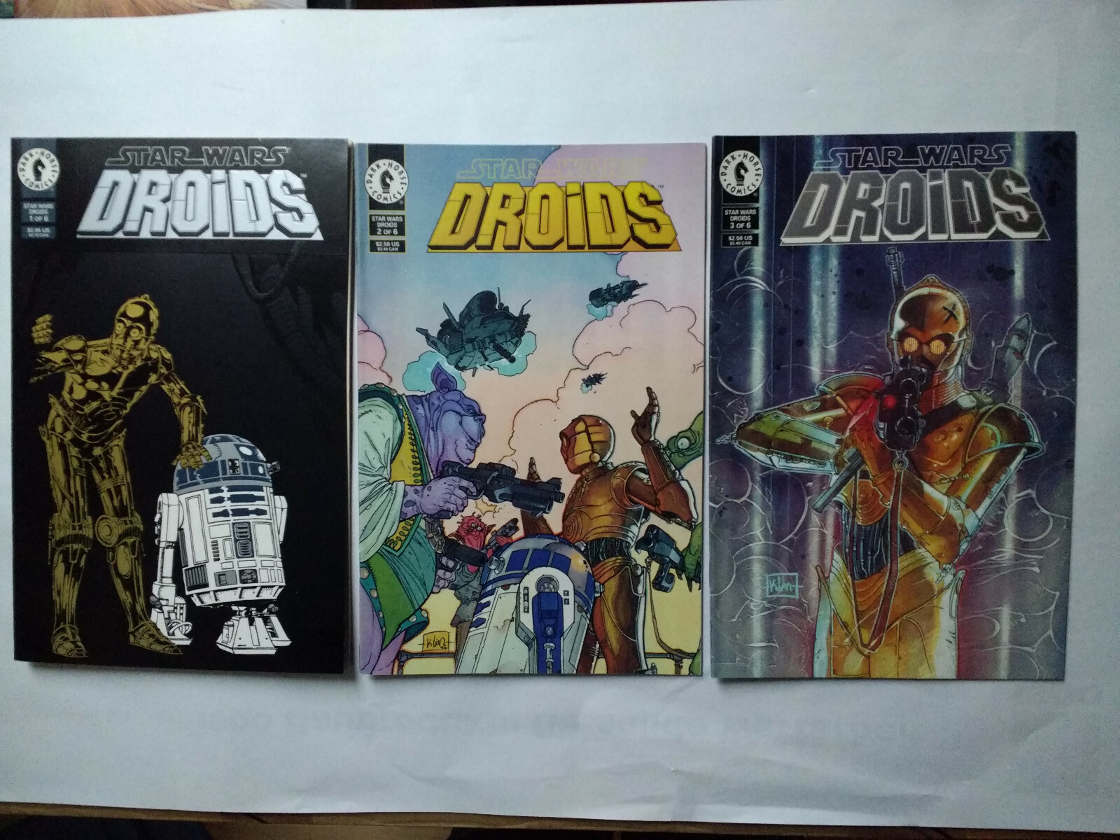 Star Wars Comic Dark Horse Droids Heft 1-6 Komplett 