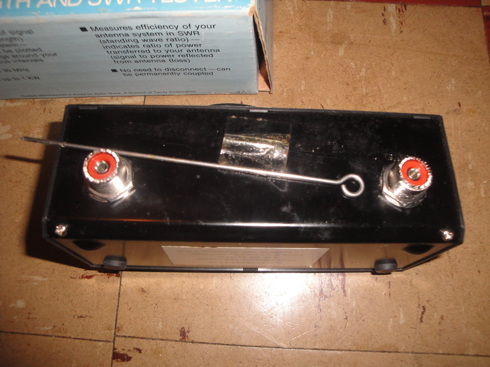 Micronta Field Strength SWR Tester  21-525B Radio Shack HAM with box LOOK!