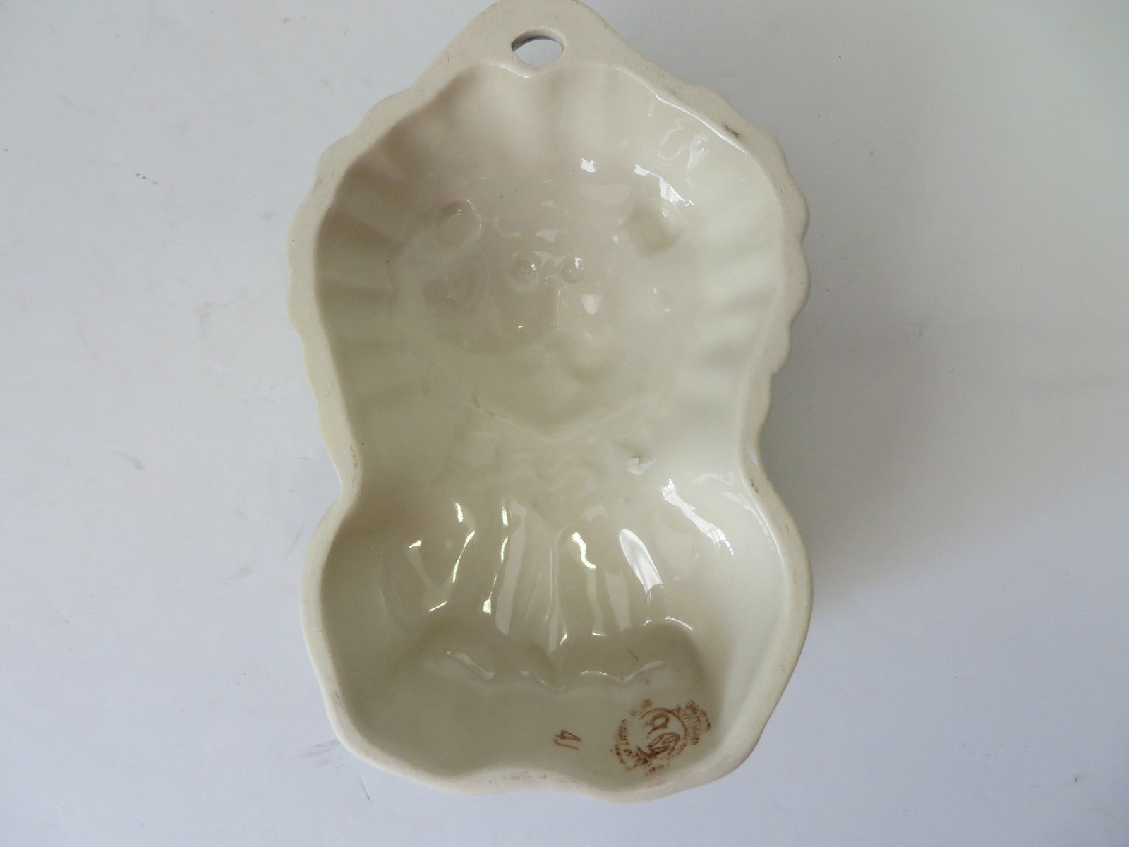 Vintage Boleslawiec Pottery Lion 4J Blue White Brown 6.25