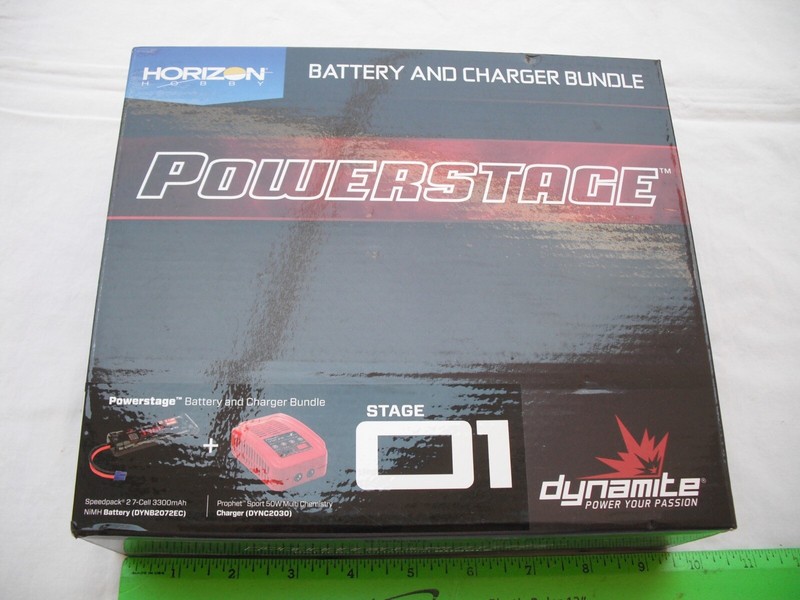 Horizon Hobby DYN1501 Powerstage Battery and Charger Bundle, R/C Plane Boat Car