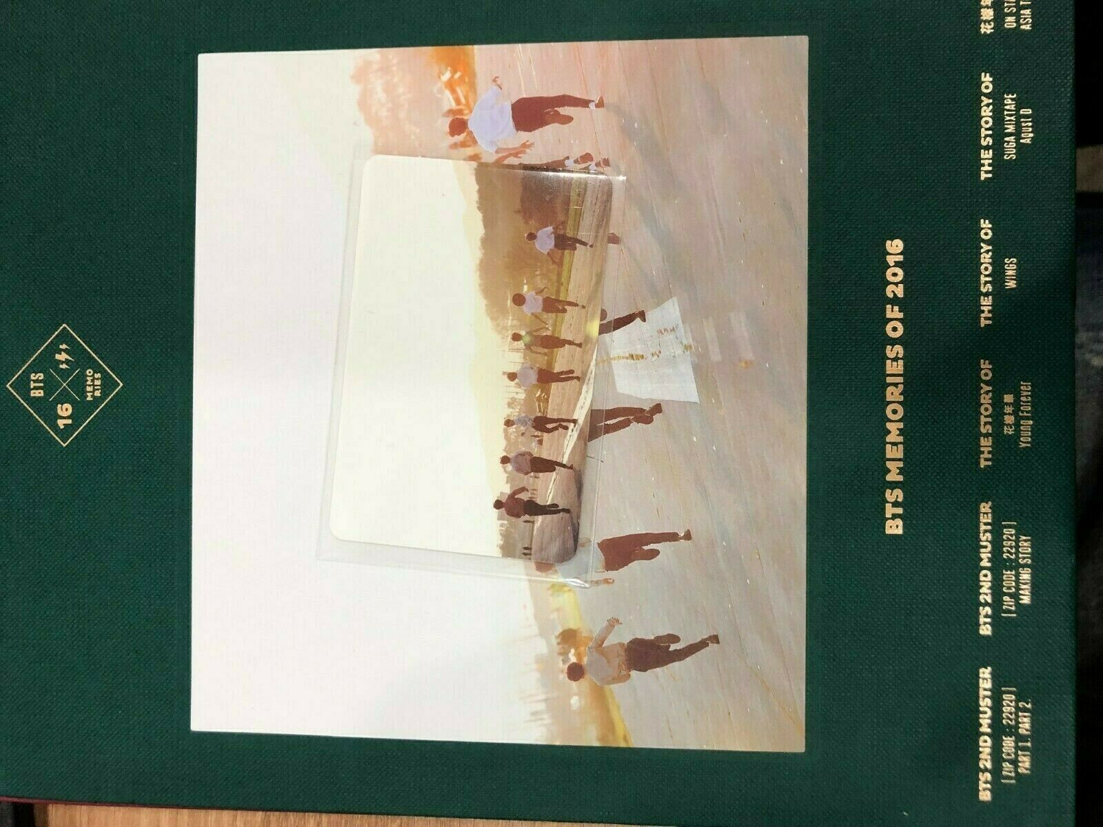 BTS Memories of 2016 Official DVD + Photobook + Photocard