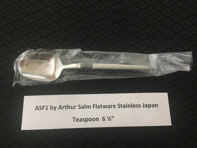 New! ASF1 by Arthur Salm MCM Stainless Steel 6 1/2'' Teaspoon Free Shipping