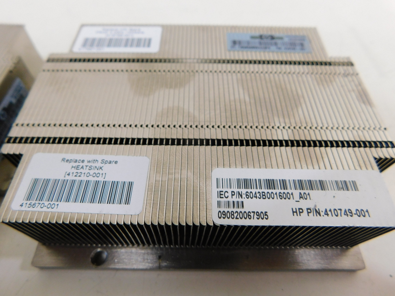 LOT of 2 HP Heatsink Cooler 410749-001 416162-002 416797-001 Proliant Server