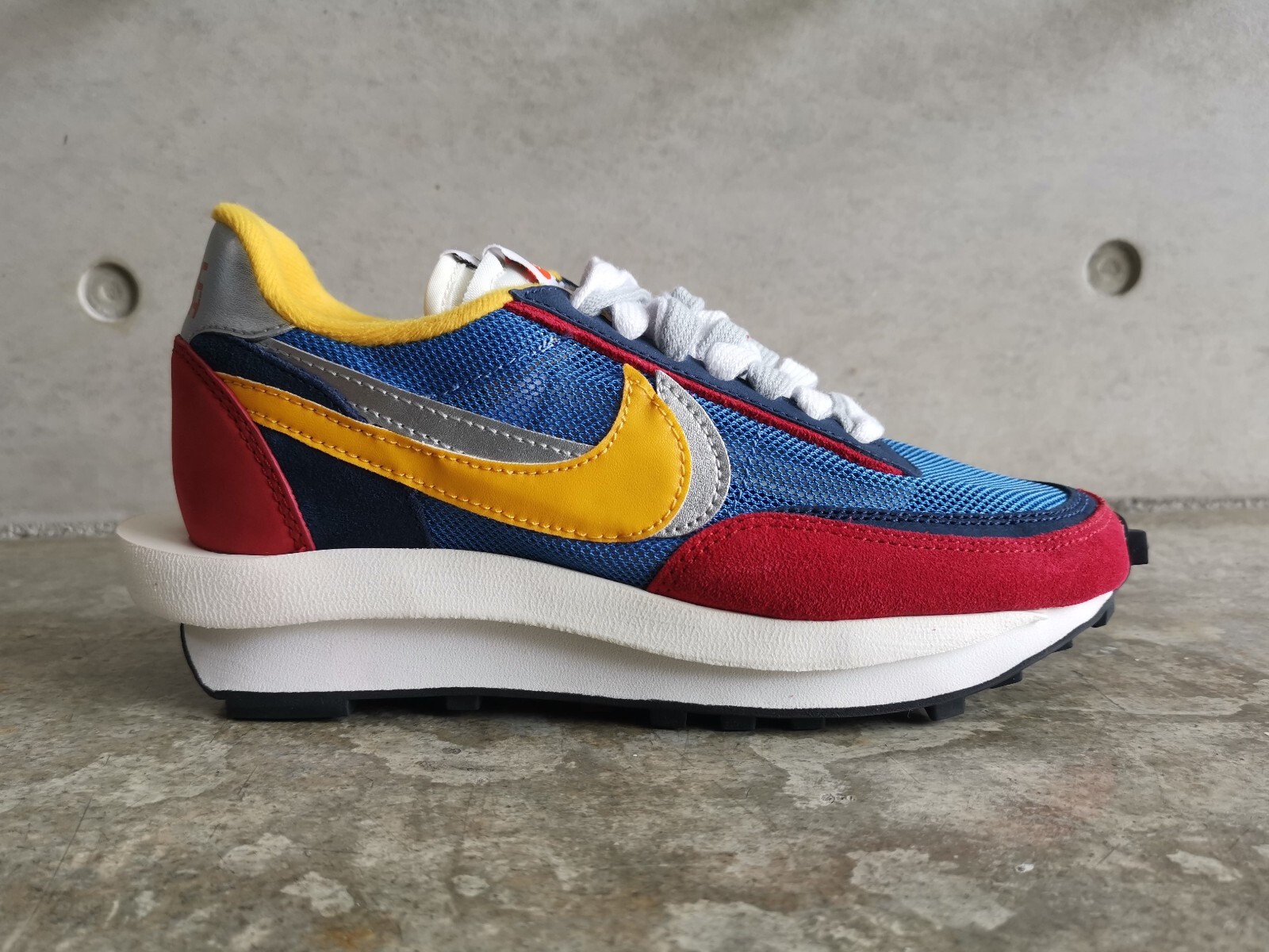 sacai blue nike