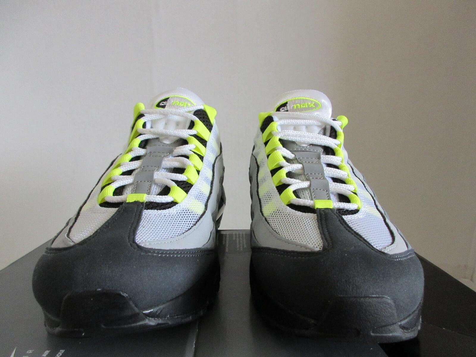 Pre-owned Nike Air Max 95 Og Neon 2020 Black-neon Yellow-lt