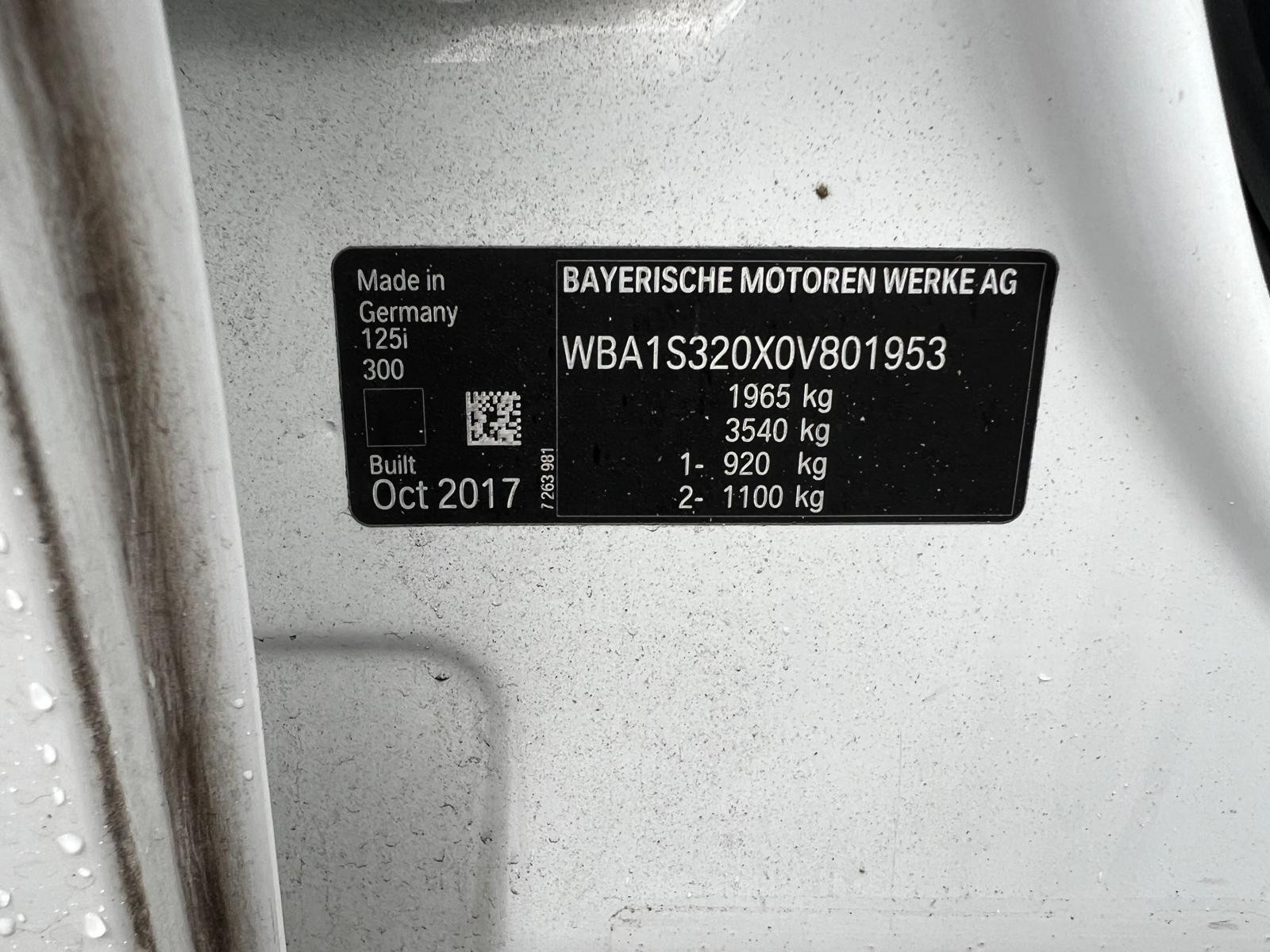 BMW 1 SERIES F20 06/2011-05/2019 TAILGATE WIPER MOTOR HATCH 67637258532 - thumbnail 11