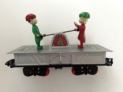 Christmas Train Candy CaneTeeter Totter Car North Pole Junction NEW