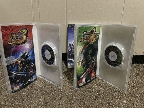 PSP Monster Hunter Portable 1st 2nd 2nd G 3rd set Japan PSP Monster Hunter Portable 1st 2nd 2nd G 3rd set Japan