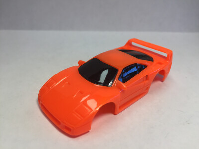 TYCO FERRARI F40 ''TEST SHOT''  BODY in  SOLID  ORANGE   ~ Brand New old STOCK ~