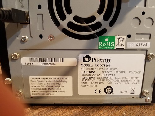 Plextor PX-DTS10000 DVD  duplicator
