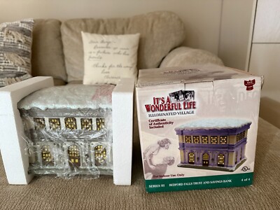 Enensco It s A Wonderful Life Bedford Falls Trust Savings Bank Series III