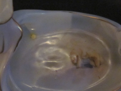 Royal Bayreuth Polar Bear Chamber Candlestick