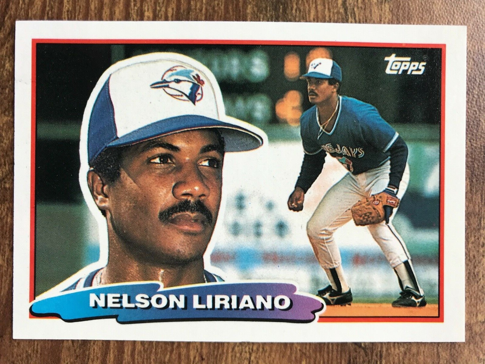 1988 Topps Big Baseball Card #155 Nelson Liriano Toronto