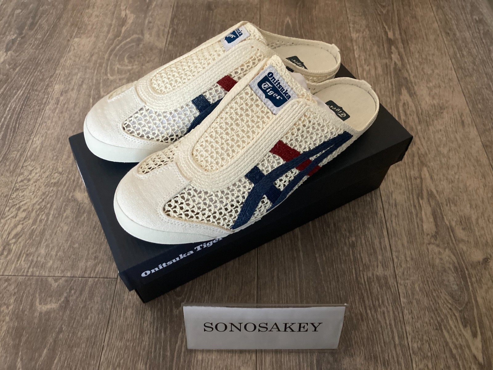 Onitsuka Tiger MEXICO 66 SABOT 1183C123 100 CREAM/MAKO BLUE