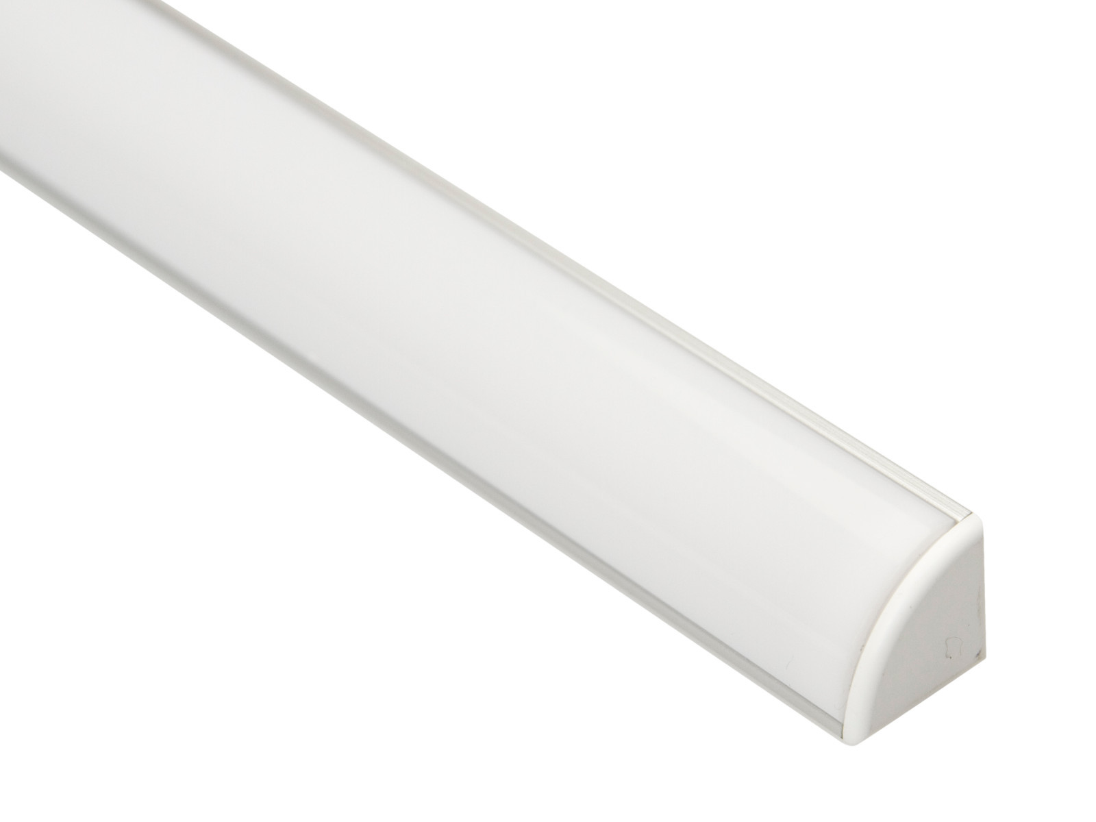 LED Aluminiumprofil MIKRO-T-10, 2 Meter, Eloxiert – Für Glaskantenbeleuchtung & LED-Stripes