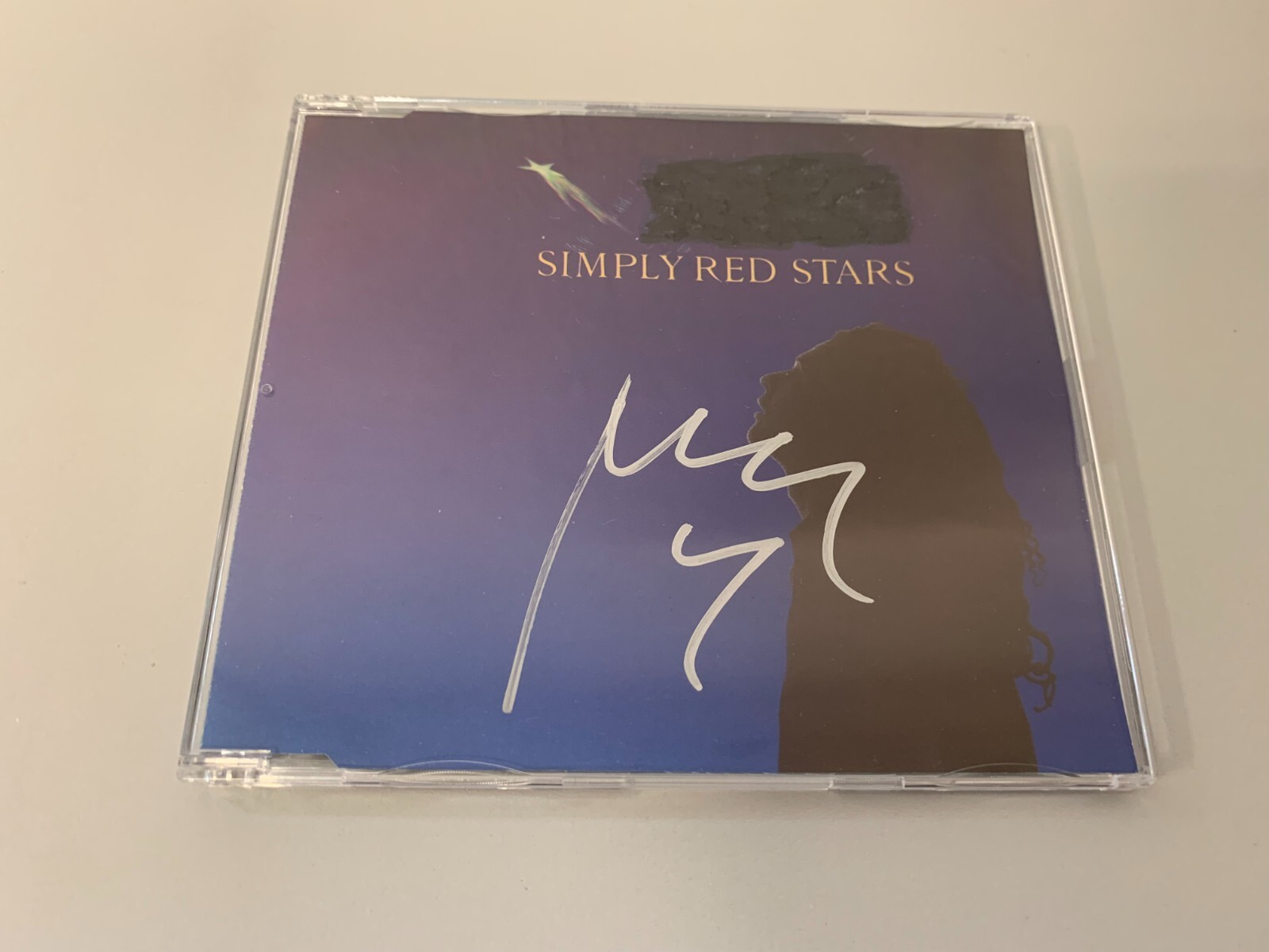 MICK HUCKNALL,直筆サイン入り, SIMPLY RED, 新品未開封 Simply Red (Mick Hucknall) - Orig. Autogramm, signed Maxi CD