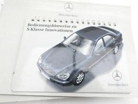Mercedes W220 S430 98-02 Serviceheft Betriebsanleitung Anleitung Bordmappe Mercedes W220 S430 98-02 13.03.2002 gebraucht Vorschau 7