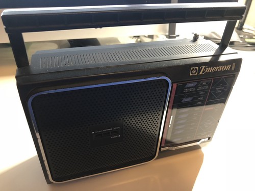 Vintage AM/FM Radio - Emerson - Model P3808 - Portible Radio - Tested & Working