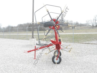 Sitrex RT5200H Pull Type 4 Rotor Hay Tedder, 17' Working Width, Hydraulic Lift