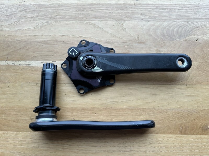 SRAM Quarq Elsa 175 mm, 110 BCD 5-Bolt Power Meter Carbon Crankset BB30 PF30 ANT