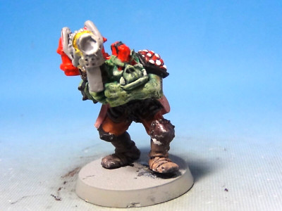 Warhammer 40K Rogue Trader Vintage Space Ork /w Multi-Melta #1 Metal OOP GW