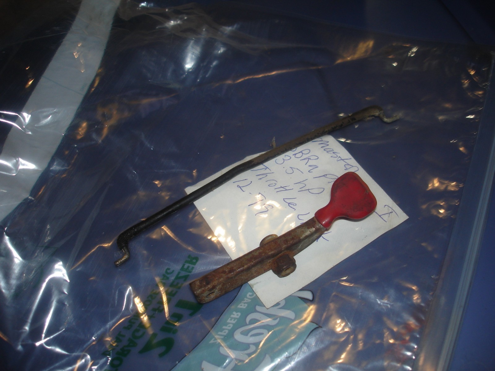 Strikemaster Cobra pro 3.5 hp throttle link ice auger part