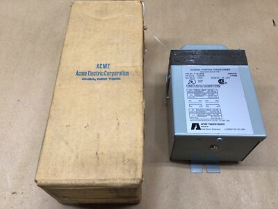 Acme General Purpose Transformer T-81048 Ser. EB 100VA 1-PH 120/240V #13G47PR7CI