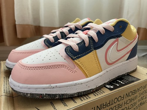 Air Jordan 1 Low SE GS 'Multi-Color Canvas' DV1323-100 Youth Air Jordan 1 Low SE GS 'Multi-Color Canvas' DV1323-100 Youth