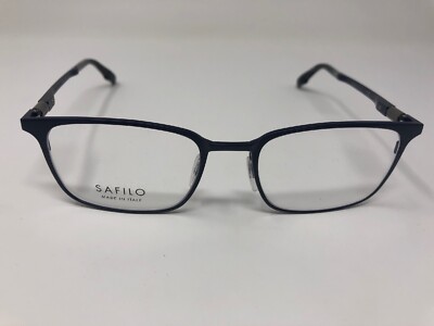 SAFILO Eyeglasses ITALY Frame BUSSOLA 01 RCT 53-19-140 Blue Flex Hinge L890