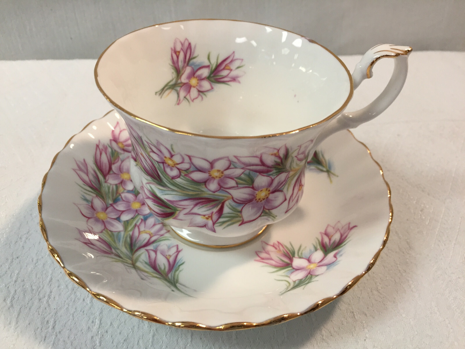 Vintage Cup and Saucer , Royal Albert , Bone China , England.