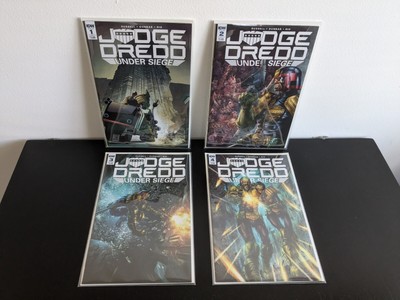 Judge Dredd Under Siege 4-Issue Set (2018) IDW Comics