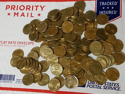 Machine Worthy lot of $100 Circulated Dollar Coins. Random. Real U.S. Money!