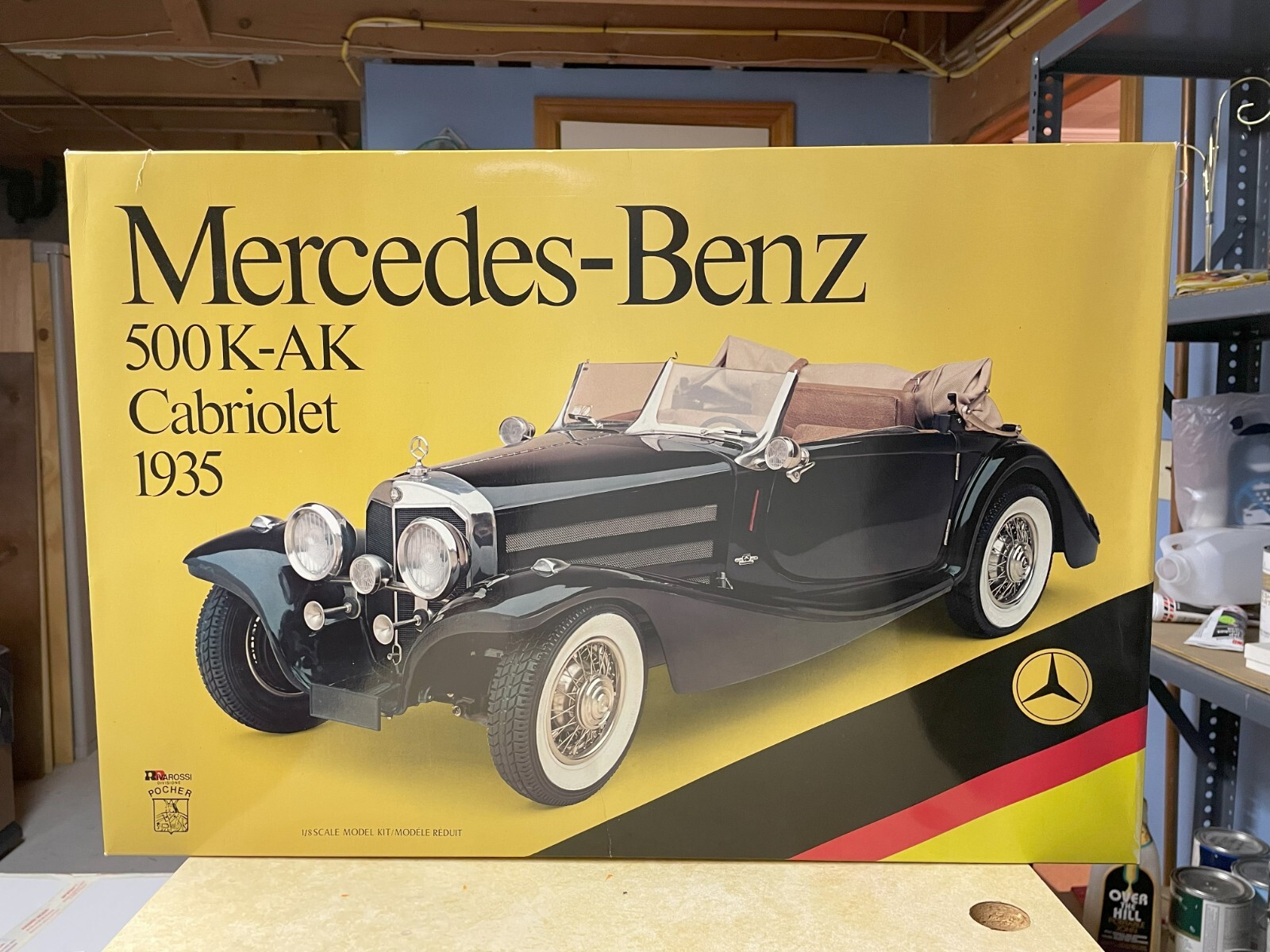 ポケール 1/8 メルセデスベンツ 500K-AKカブリオレ 1935