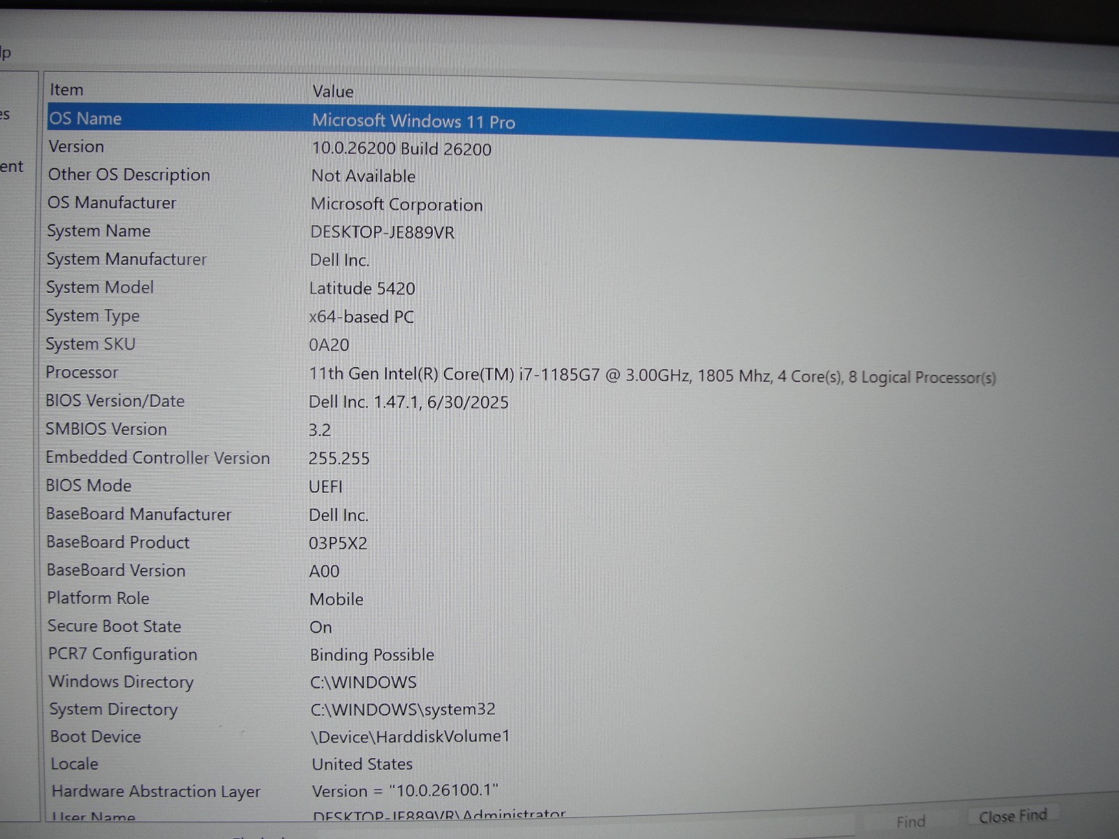 Dell Latitude 5420 14" FHD i7-1185G7 16GB RAM 256GB SSD Windows 11 Pro - Thumbnail 2