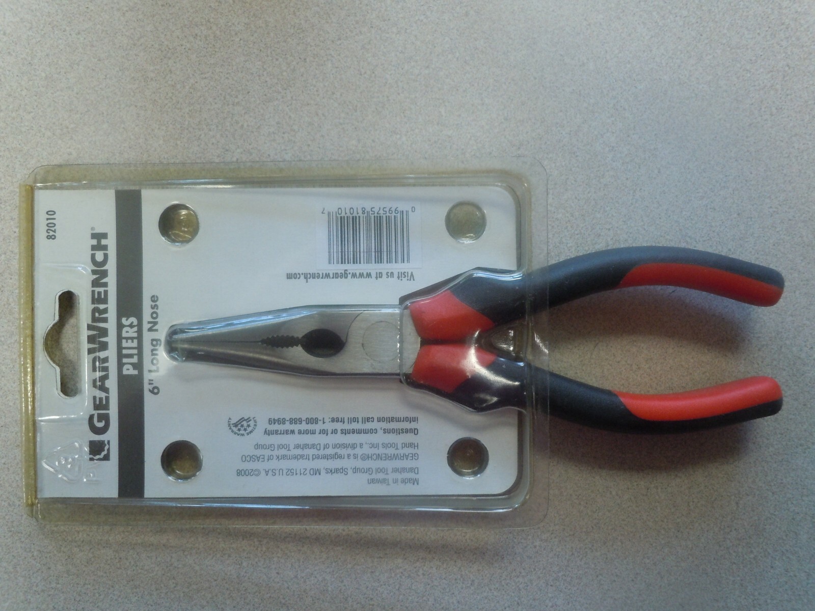 GearWrench 82010 6-Inch Long Nose Pliers