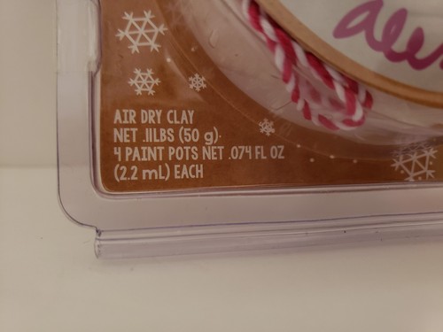 Baby Handprint or Footprint Ornament Kit -Makes a Great Keepsake or Holiday gift