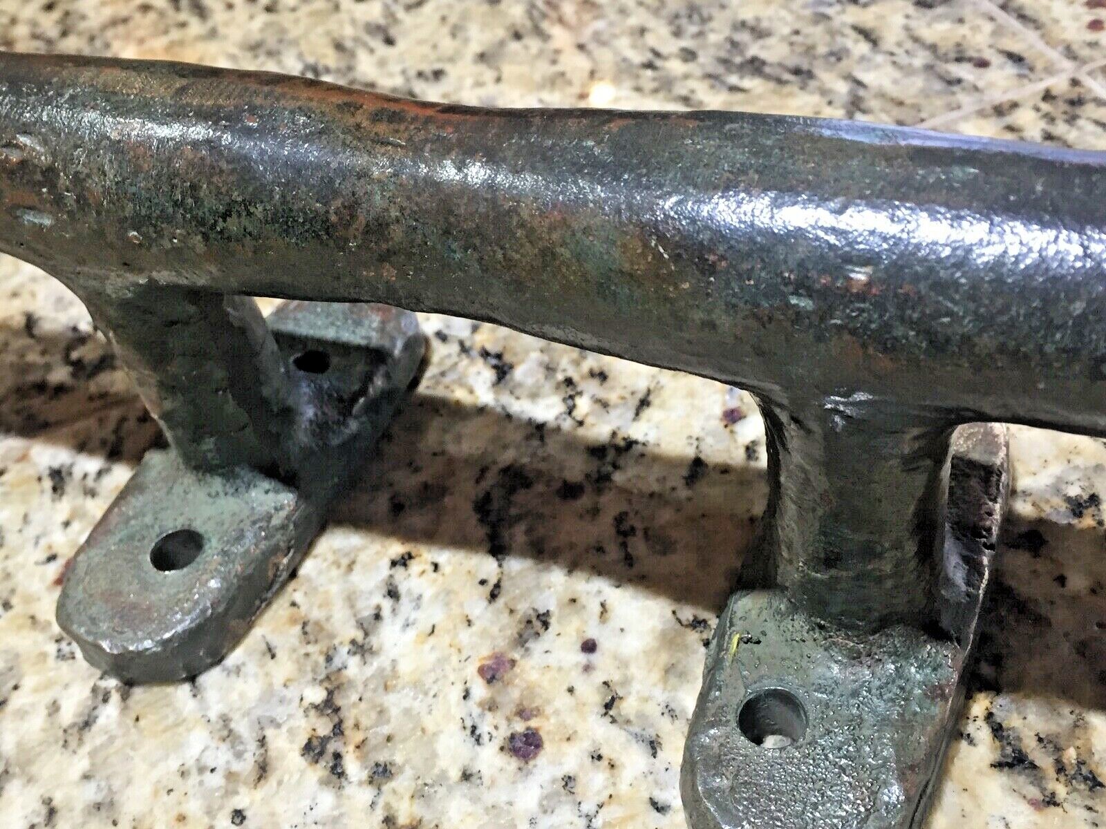 HUGE VINTAGE BRONZE HERRESHOFF BOAT CLEAT 15