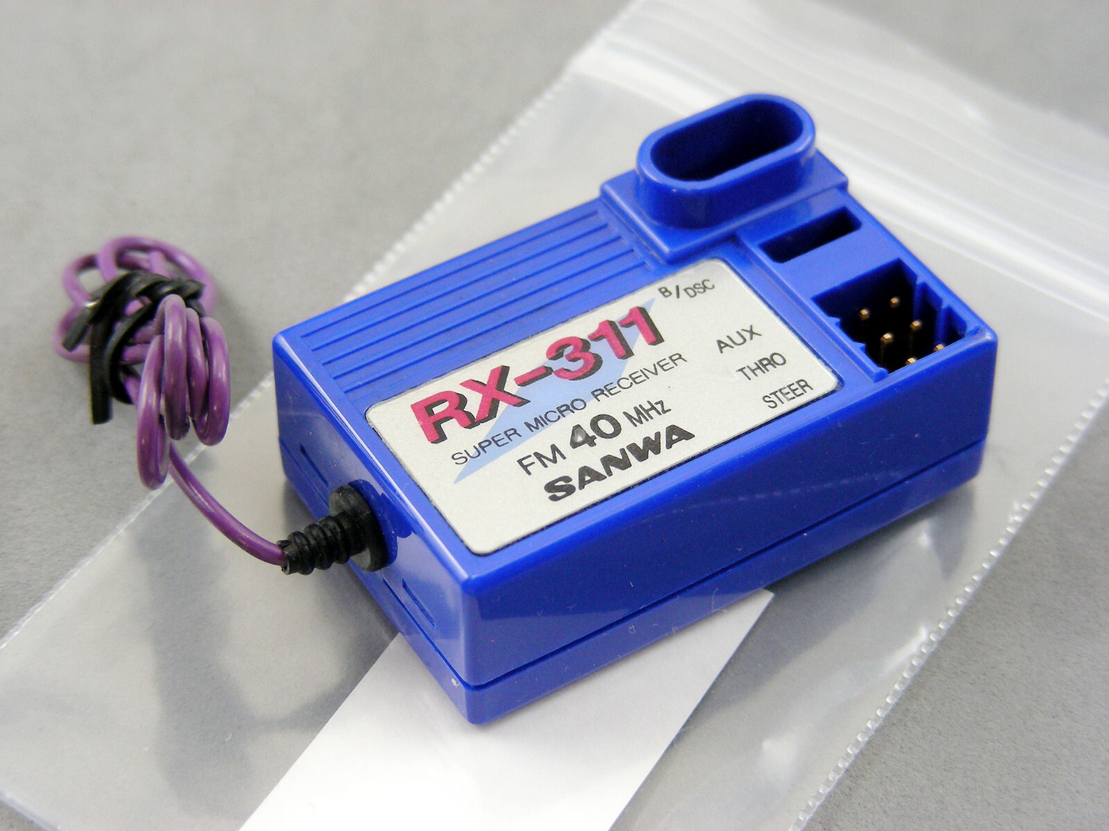 SANWA　エクセレンス　excellence　FM40MHz Vintage Airtronics Sanwa 40MHz FM RX311 3Channel Micro