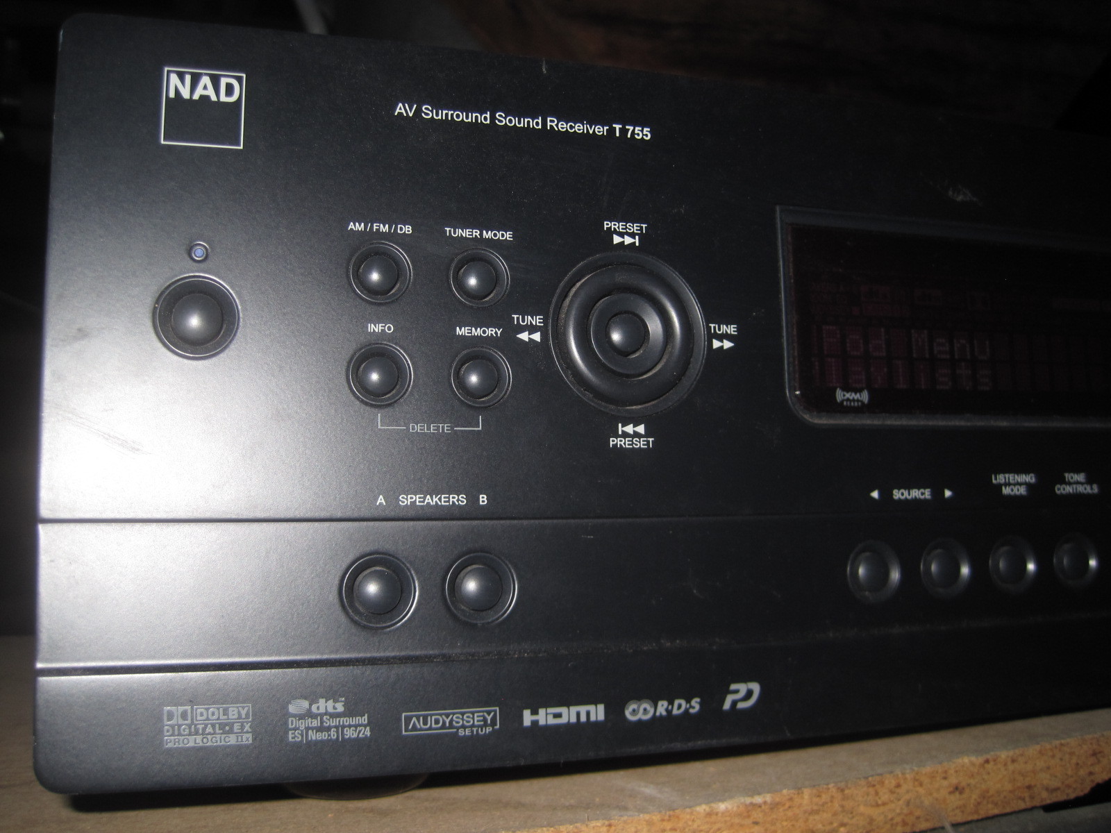 NAD T 755 AV Surround Sound Receiver HDMI Home Stereo Theater AM FM Audiophile $