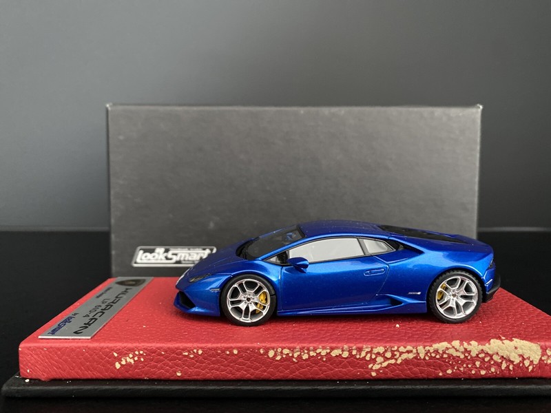 Lamborghini Huracan Lp610-4 Blu Nethuns 1:43 Looksmart Ls436d No Make Up