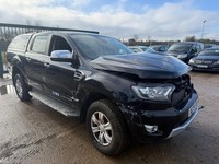 2020 Ford Ranger Pick Up Double Cab Limited 1 2.0 Auto INC VAT Accident Damaged 