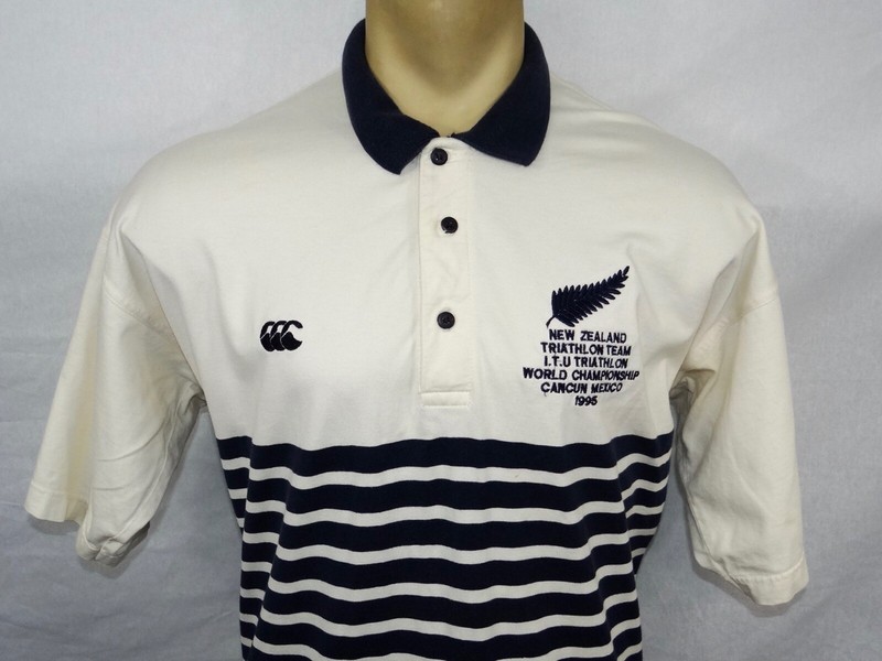 canterbury striped rugby shirt