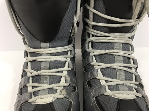 Distressed Ride Snowboard Boots Men's Size 11 Grey