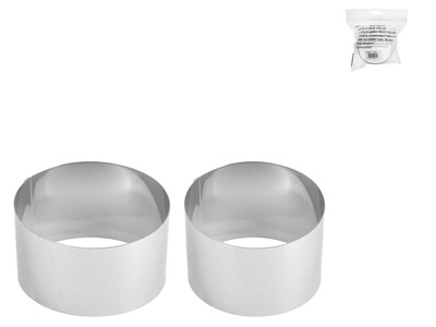 Set 2 Pasta Cutters Stainless 90/80 H50 Grey Elettro Center