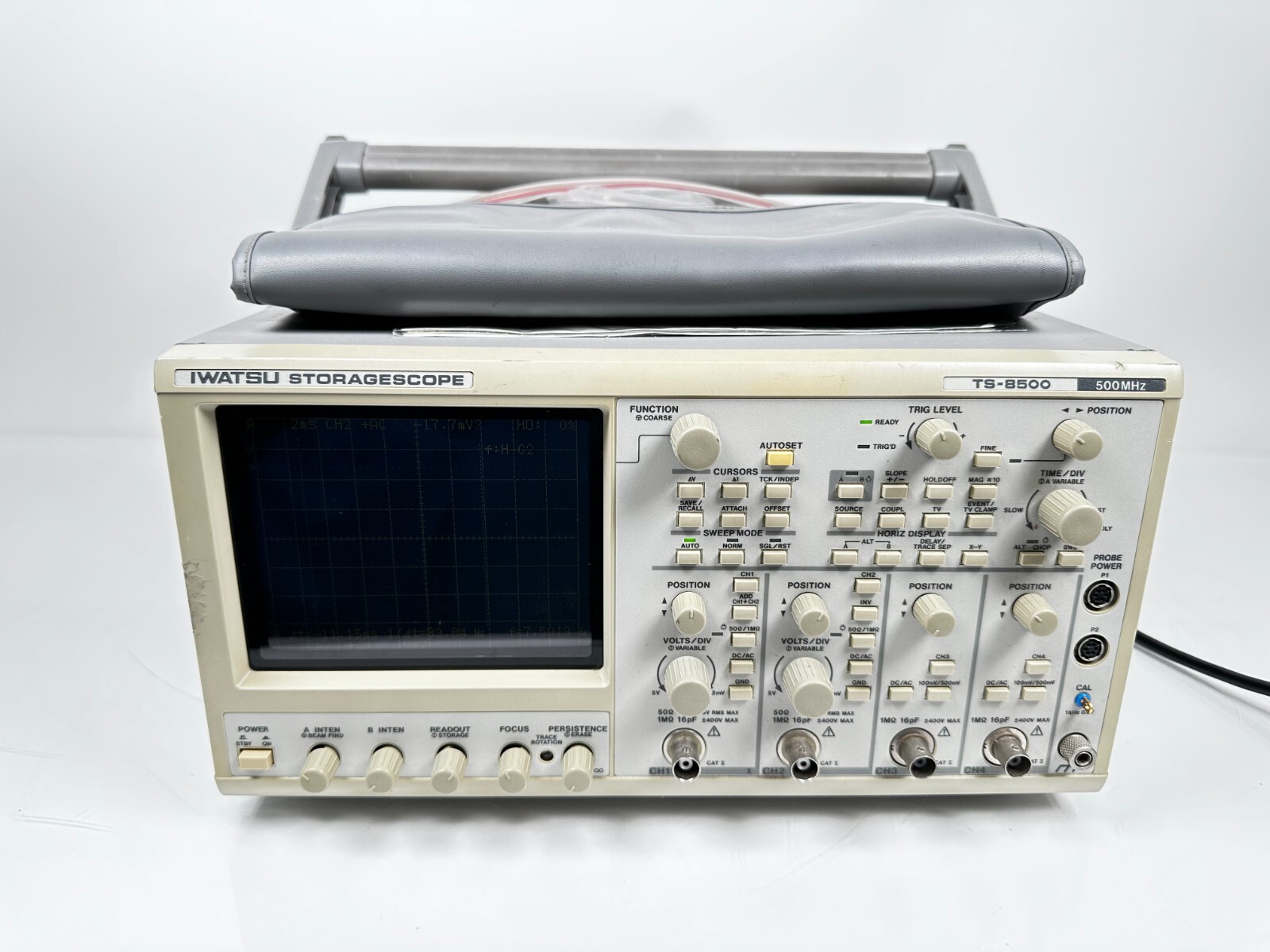 Iwatsu Storagescope TS-8500 Oscilloscope 500 MHz 4-Channel Iwatsu Storagescope TS-8500 Oscilloscope 500 MHz 4-Channel